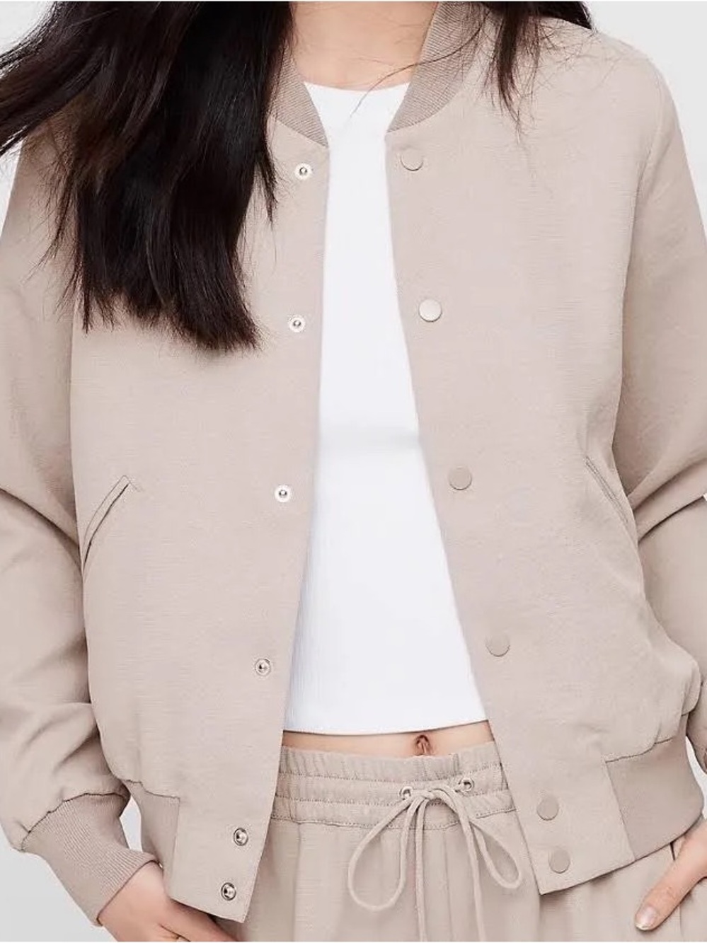 Aritzia Wilfred Bomber Jacket